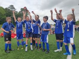 Football Team Win Neil Buckley Football Competition at Loughgall FC