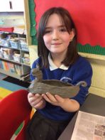 Viking Longboats modeled from clay by P5/6