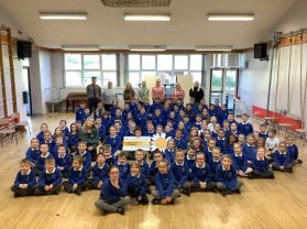 Assembly visit from Peter and Rebecca from CFFC