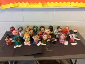 Clay Heads by Primary 5 