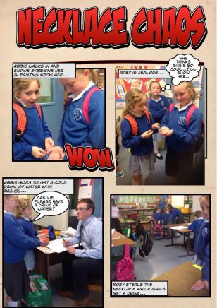 P4/5 Comics on theme of \'Bullying\'
