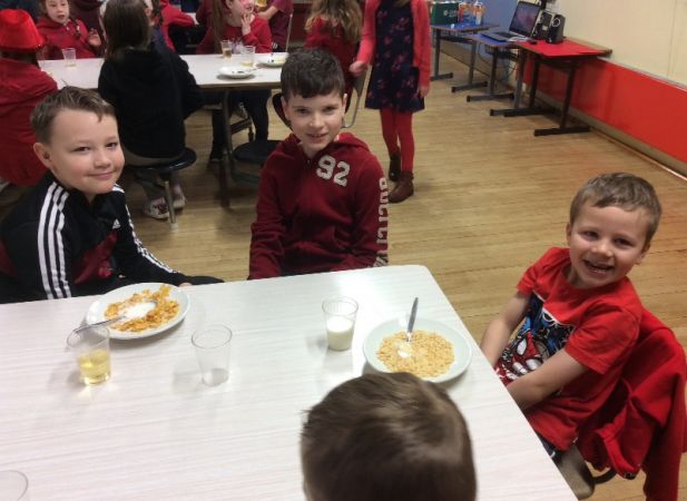 Red Themed Day Organised by the P7 Pupil Council