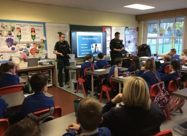 PSNI Deliver Preventative KS2 Curriculum